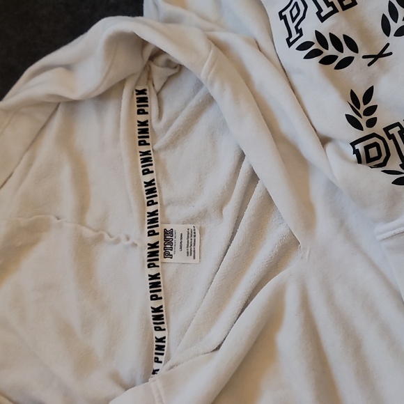 PINK victoria secret womens large crop hoodie. - Picture 5 of 7